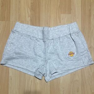 LA Lakers Gray Sweat Shorts